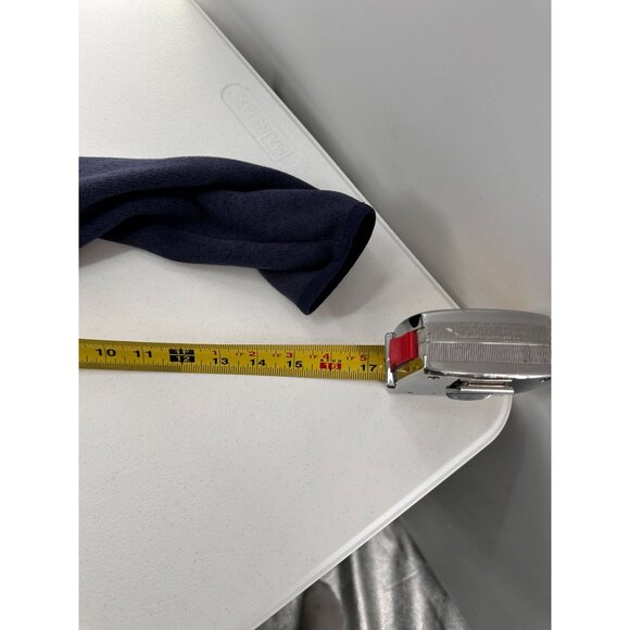 L.L. Bean Navy Full-Zip Fleece Jacket M Reg Prescott Embroidered Logo Coastal - Picture 6 of 6